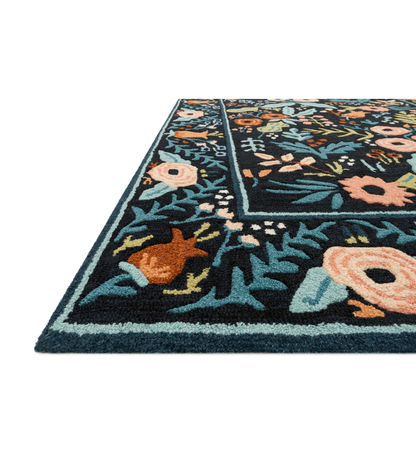 Alfombra Les Fleurs Black | Rifle Paper Co