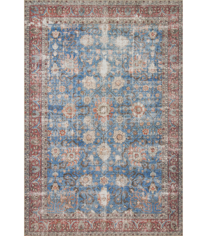 Alfombra Loren 01 Blue|Brick Loloi II (229x290)