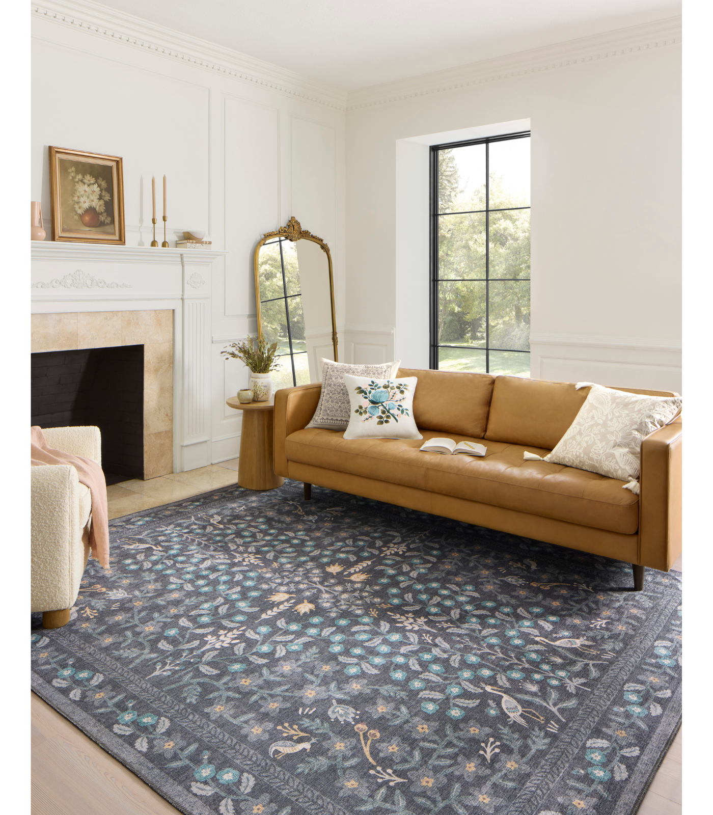 Alfombra Maison 01 Nightingale Black Rifle Paper Co. × Loloi (229X290)