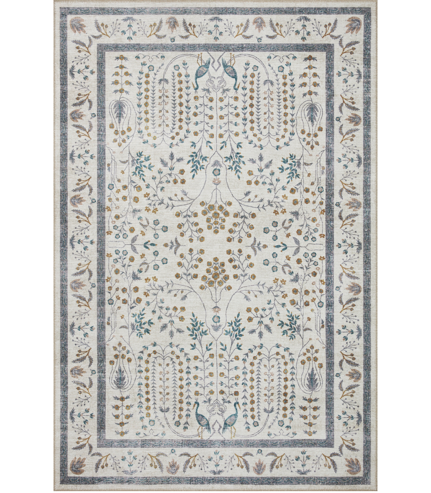 Alfombra Maison 05 Wisteria Cream Rifle Paper Co. × Loloi (115X169)