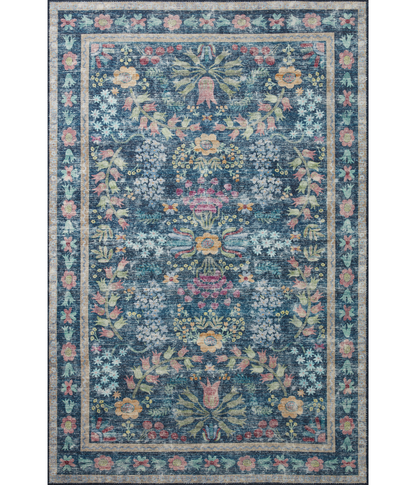 Alfombra Maison 06  Frances | Blue x Rifle Paper Co. × Loloi