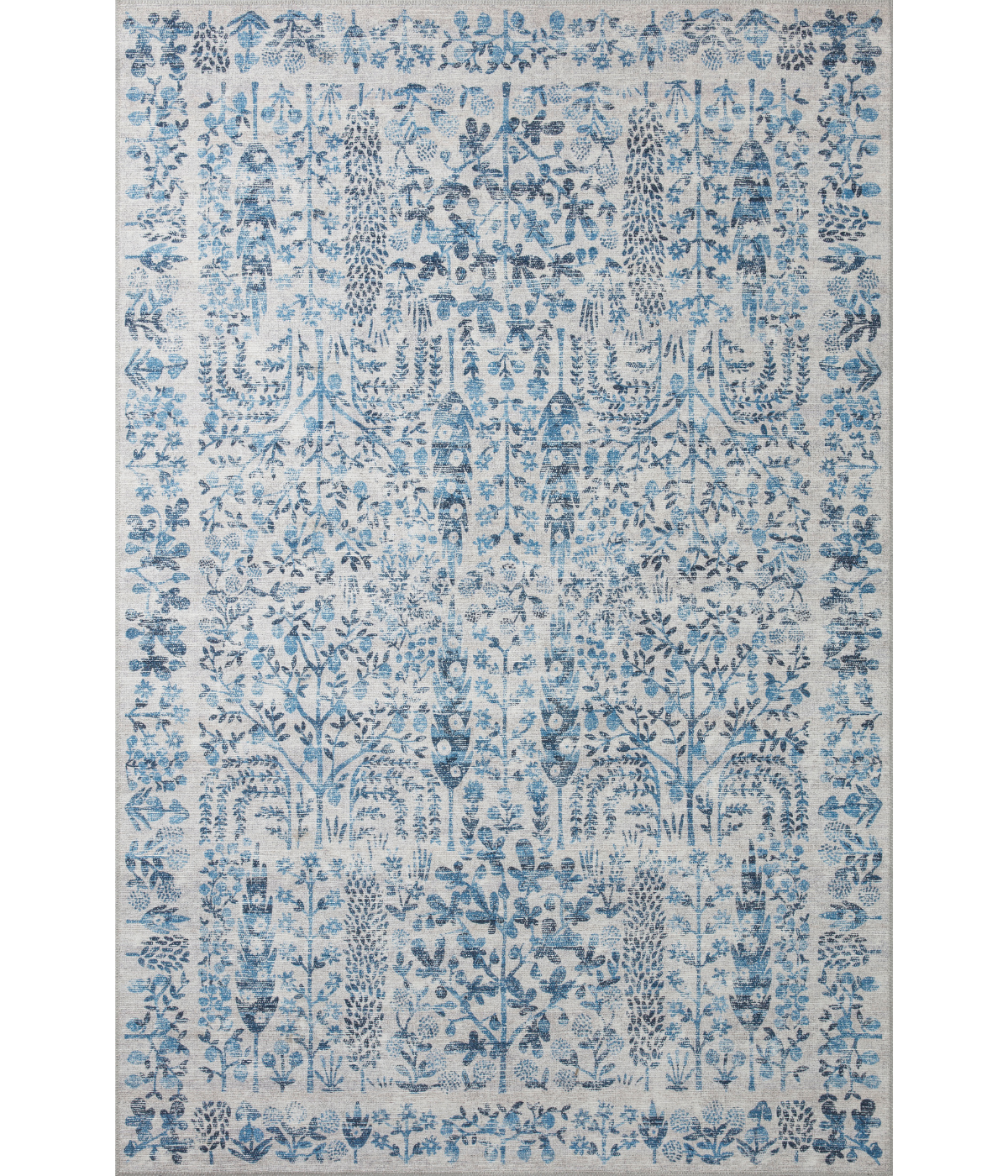 Alfombra Maison 07 Grove | Blue  x Rifle Paper Co. × Loloi