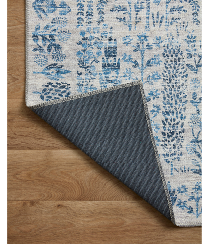 Alfombra Maison 07 Grove | Blue  x Rifle Paper Co. × Loloi