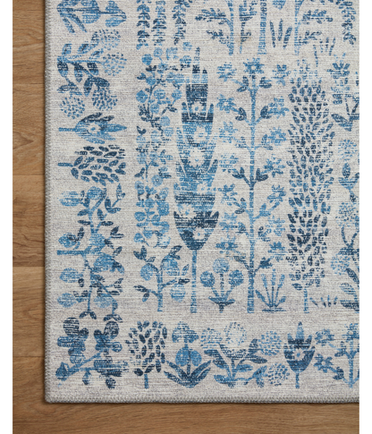Alfombra Maison 07 Grove | Blue  x Rifle Paper Co. × Loloi