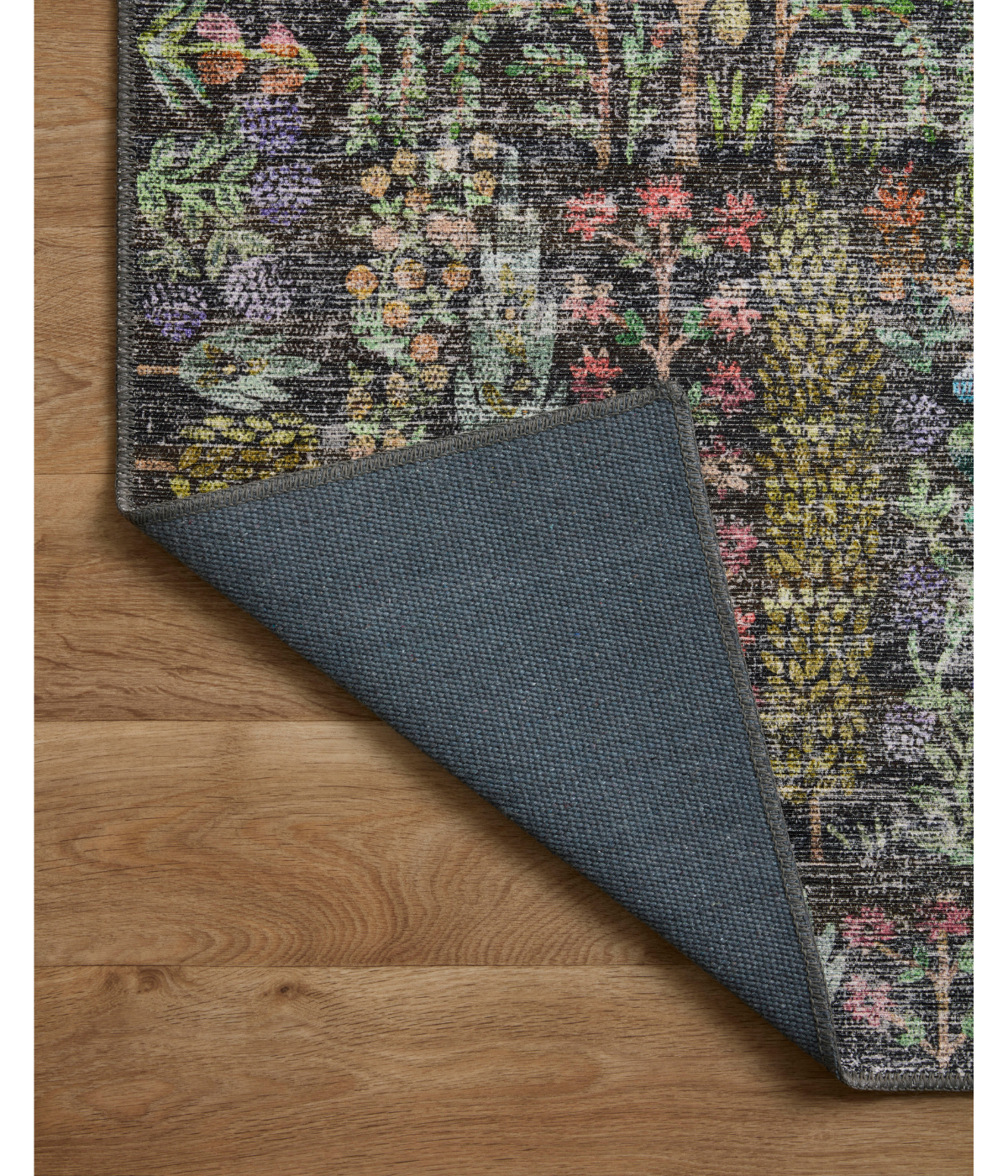Alfombra Maison 07 Grove | Charcoal  x Rifle Paper Co. × Loloi