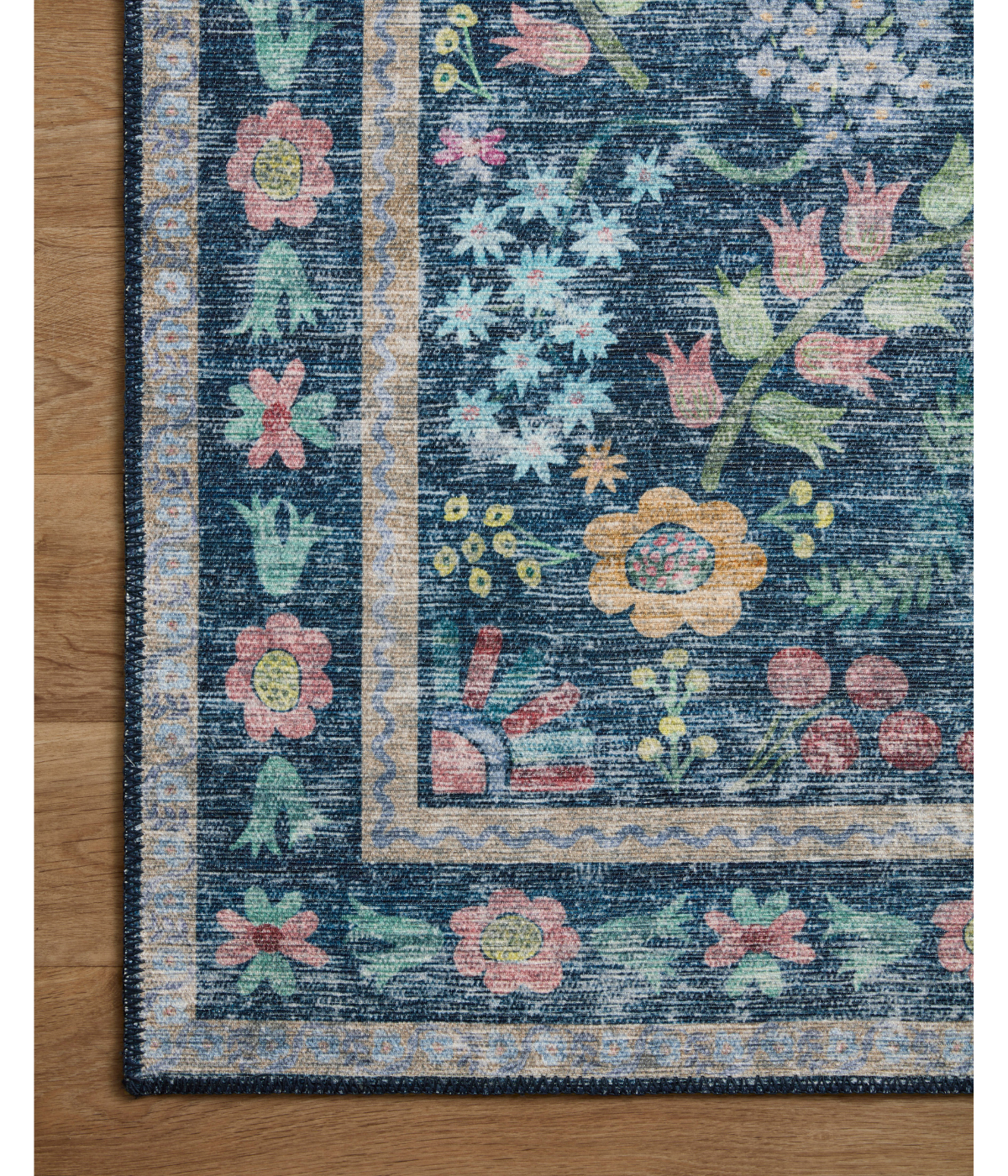 Alfombra Maison 06  Frances | Blue x Rifle Paper Co. × Loloi