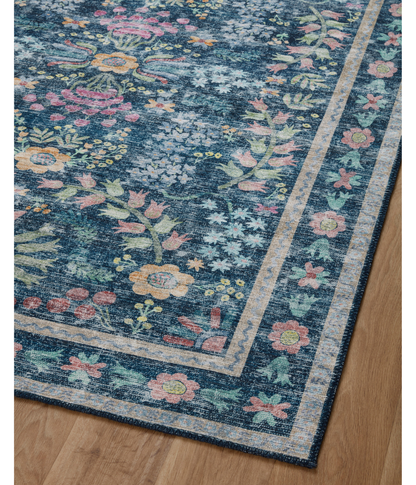 Alfombra Maison 06  Frances | Blue x Rifle Paper Co. × Loloi