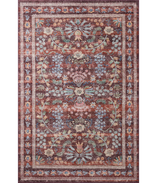 Alfombra Maison 06 Frances | Red x Rifle Paper Co. × Loloi