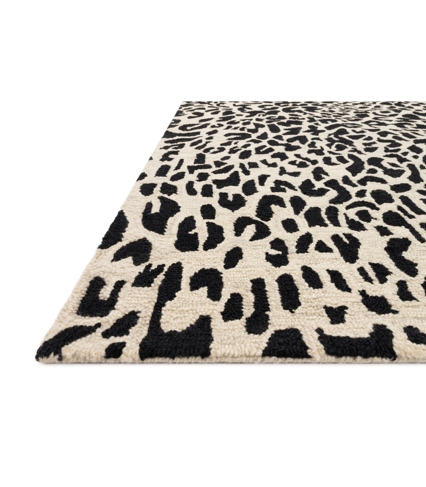 Alfombra Masai 02 Black | Ivory (110X171) | Preventa