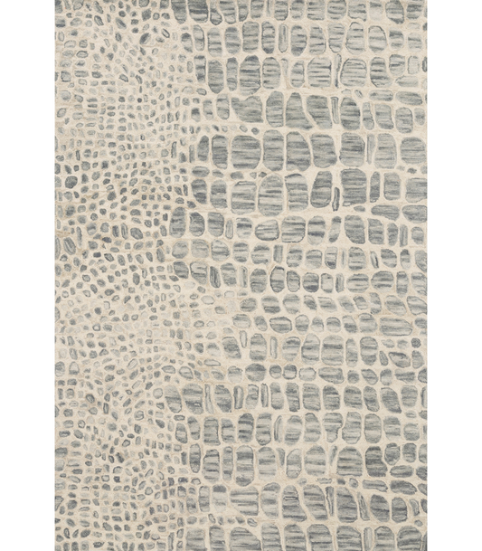 Alfombra Masai 03 Silver Grey | Ivory (153X229) | Preventa