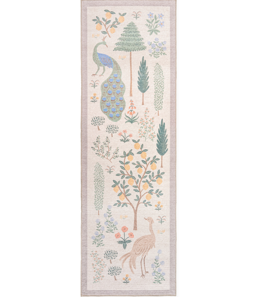 PREVENTA ABRIL | Alfombra Menagerie 01 Les Fauves Cream Rifle Paper Co. × Loloi (77X229)