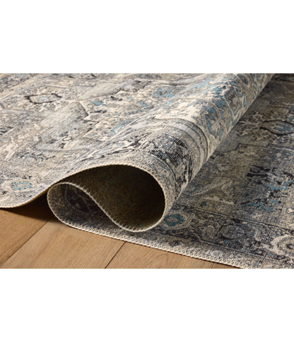 Alfombra Mika 01  Grey |  Blue (Terraza)