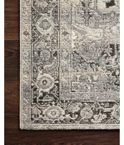 Alfombra Mika 01  Grey |  Blue (Terraza)