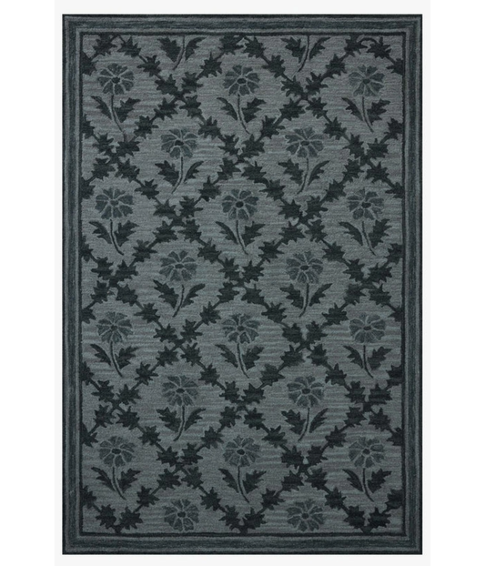 Alfombra Norah 02 Denim | Midnight Chris Loves Julia × Loloi