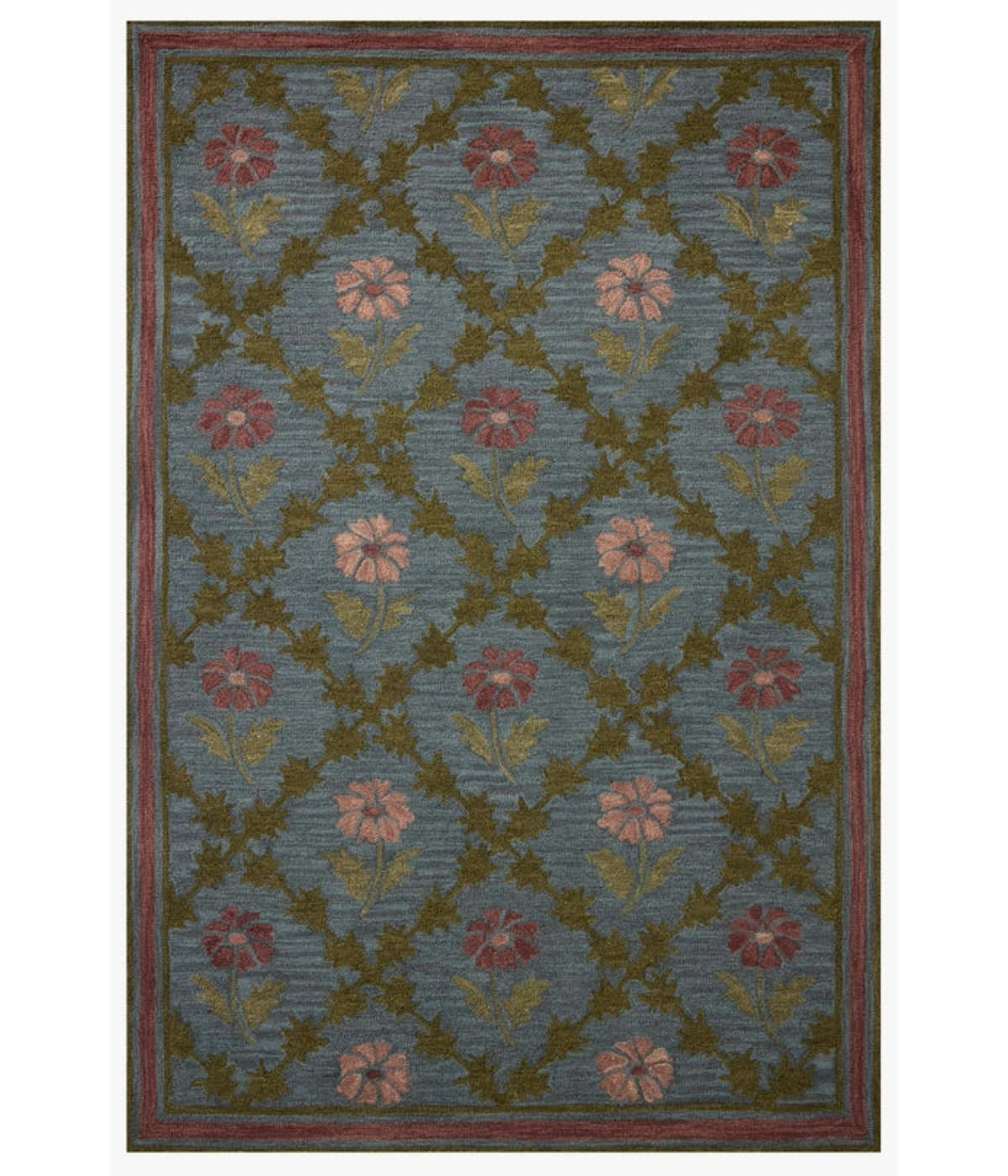Alfombra Norah 02 Denim | Rose Chris Loves Julia × Loloi