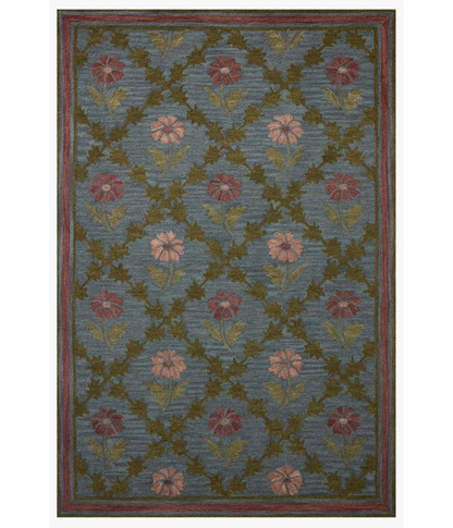 Alfombra Norah 02 Denim | Rose Chris Loves Julia × Loloi