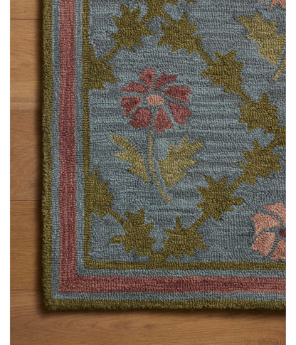 Alfombra Norah 02 Denim | Rose Chris Loves Julia × Loloi