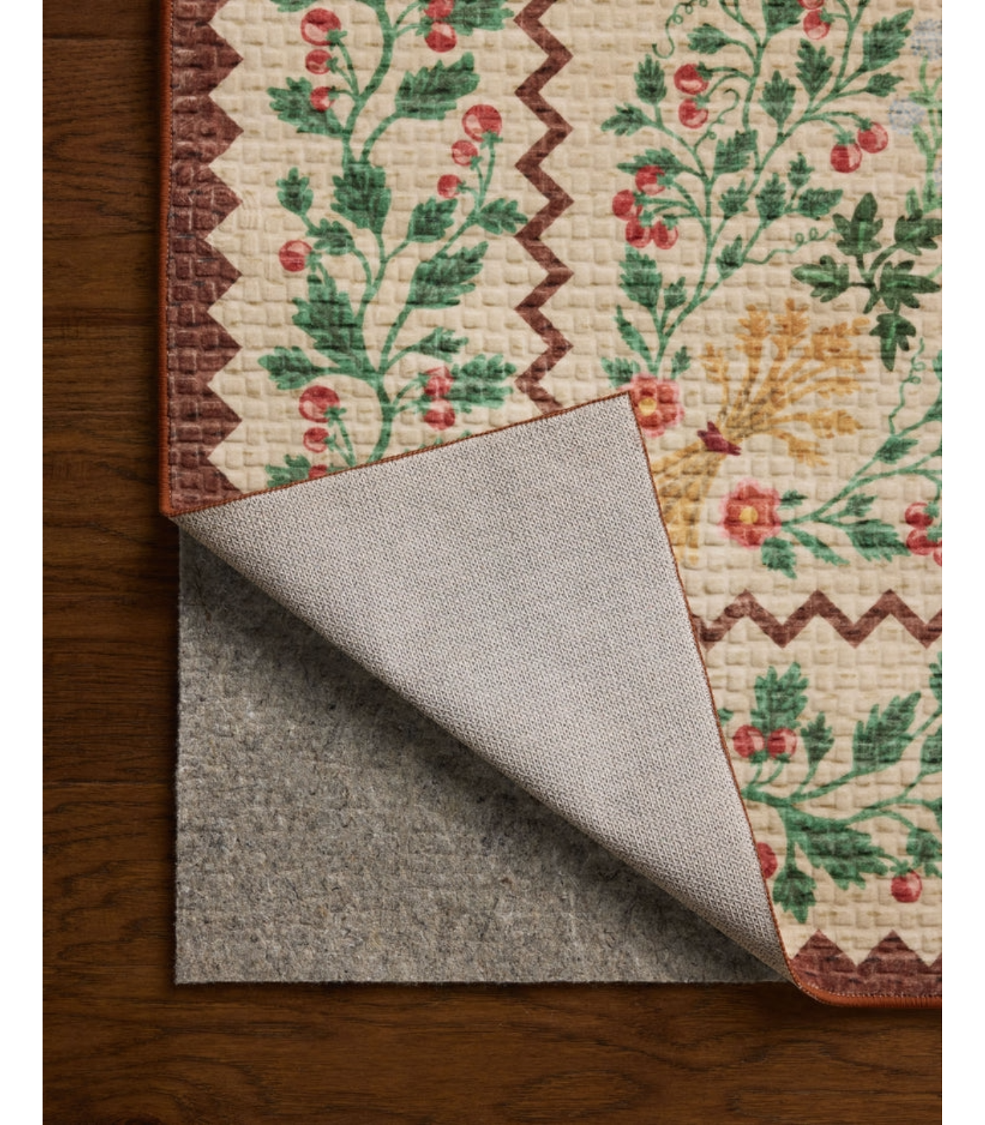 Alfombra Orchard  02 Antique Ivory | Multi Rifle Paper Co. × Loloi 118X180 | Preventa | Lavado a Máquina