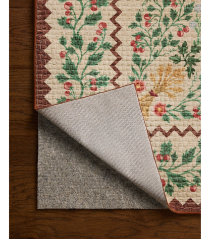 Alfombra Orchard  02 Antique Ivory | Multi Rifle Paper Co. × Loloi 118X180 | Preventa | Lavado a Máquina