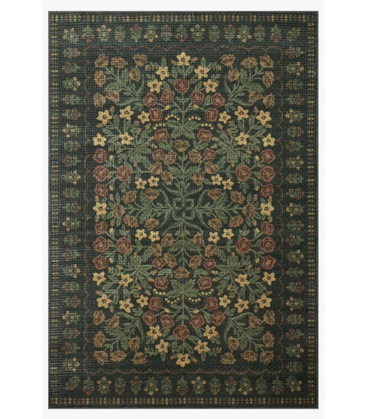 Alfombra Orchard  04 Forest | Multi Rifle Paper Co. × Loloi 118X180| Preventa | Lavado a Máquina