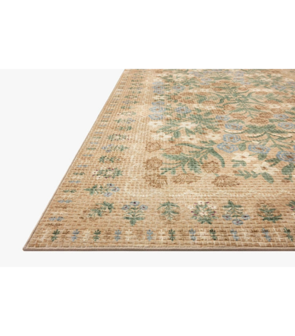 Alfombra Orchard  04 Sand | Multi Rifle Paper Co. × Loloi 118X180 | Preventa | Lavado a Máquina