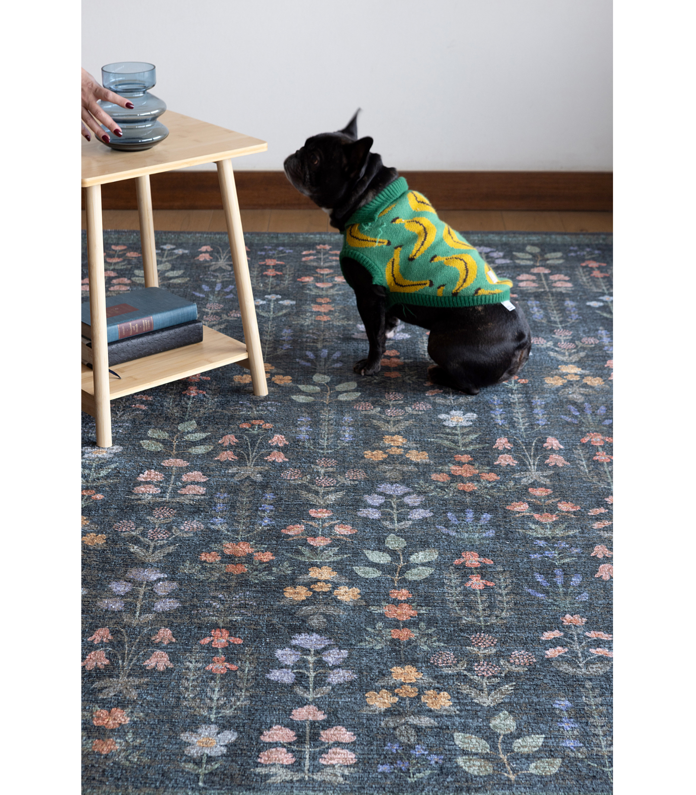 Alfombra Edinburgh 03 Navy | Multi Rifle Paper Co. × Loloi  262X354 | Preventa