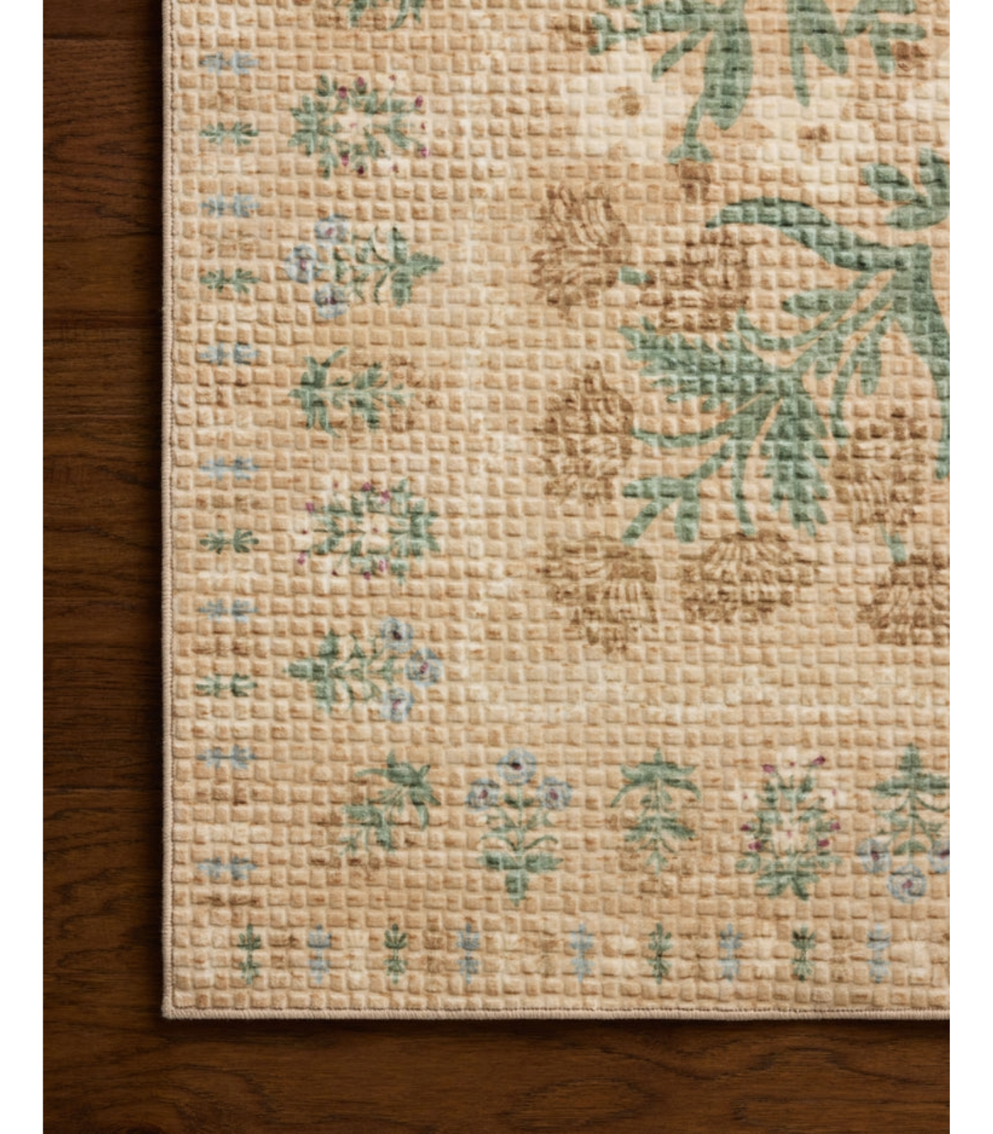 Alfombra Orchard  04 Sand | Multi Rifle Paper Co. × Loloi 118X180 | Preventa | Lavado a Máquina