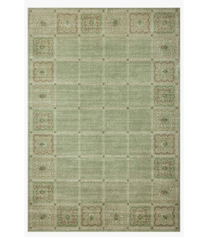 Alfombra Orchard 05 Green | Multi Rifle Paper Co. × Loloi 118X180 | Preventa | Lavado a Máquina