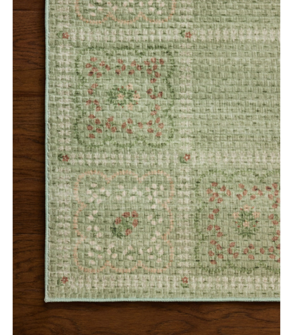Alfombra Orchard 05 Green | Multi Rifle Paper Co. × Loloi 118X180 | Preventa | Lavado a Máquina