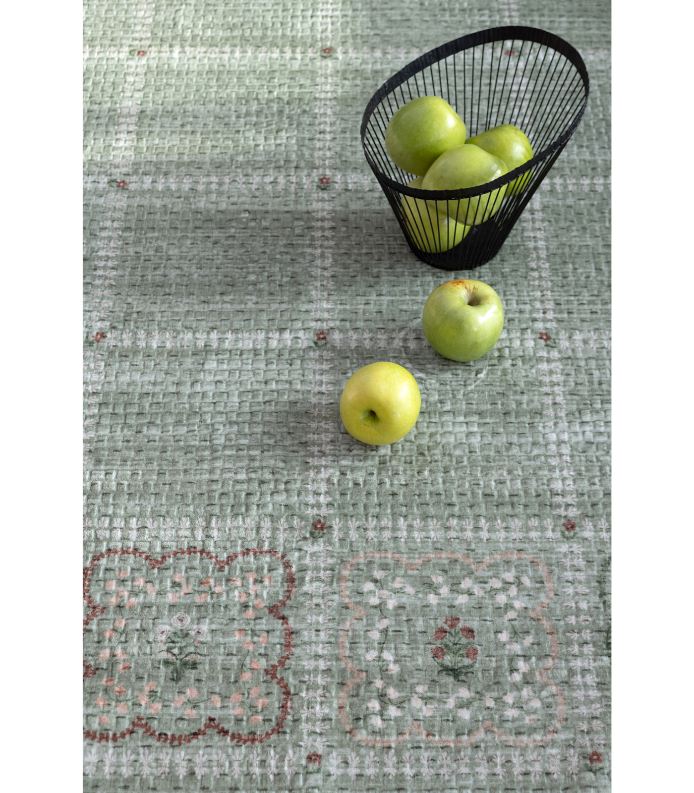 Alfombra Orchard 05 Green | Multi Rifle Paper Co. × Loloi 118X180 | Preventa | Lavado a Máquina