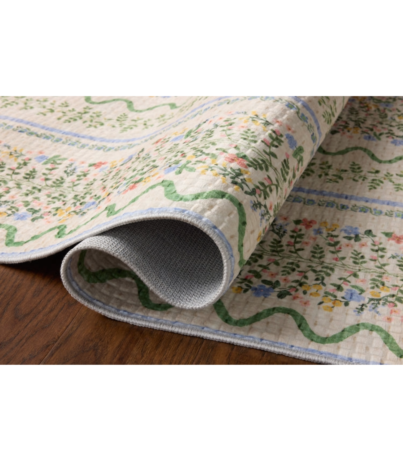 Alfombra Orchard  01 Ivory | Multi Rifle Paper Co. × Loloi 229X290 | Preventa | Lavado a Máquina