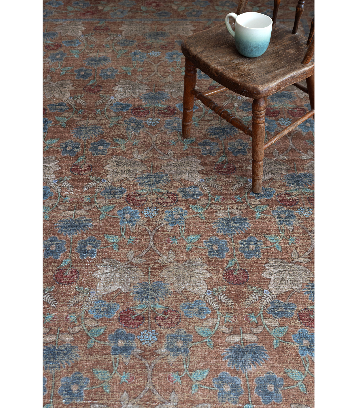 Alfombra Edinburgh  02  Cinnamon | Multi Rifle Paper Co. × Loloi  153X229 | Preventa