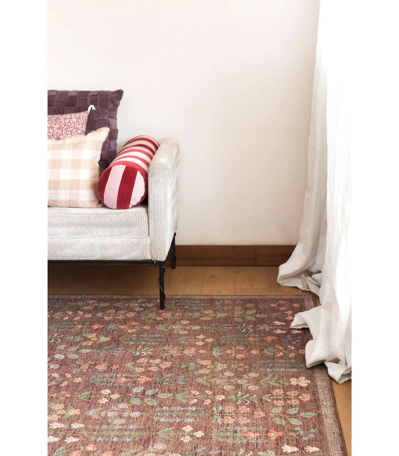 Alfombra Edinburgh 03 Merlot | Multi Rifle Paper Co. × Loloi  153X229 | Preventa