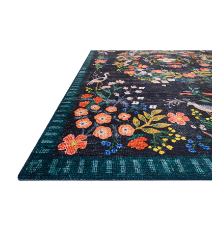 Alfombra Palais 03 Black Multi Rifle Paper Co × Loloi  (77x229) | Preventa