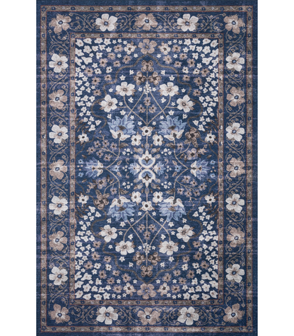 Alfombra Palais 02 Navy Rifle Paper Co × Loloi (115x176)