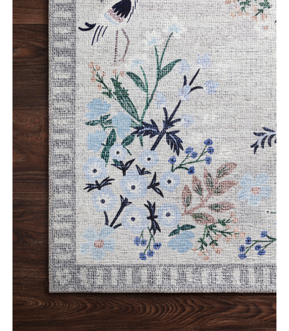 Alfombra Palais 03 Stone Grey Rifle Paper Co x Loloi (153x229)