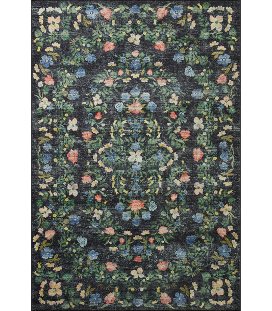 Alfombra Palais 05 Black Rifle Paper Co × Loloi (153x229)