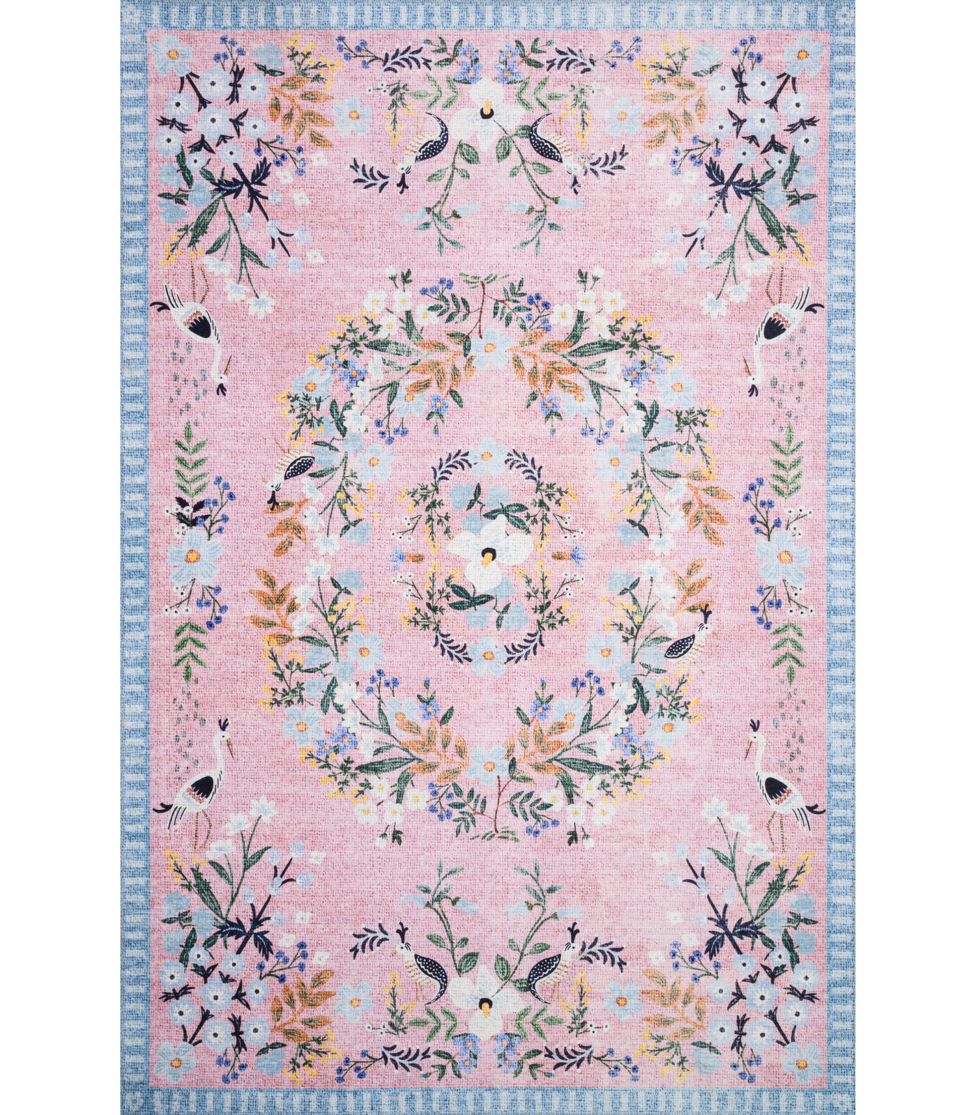 Alfombra Palais 03 Rose Sky | Rifle Paper Co X Loloi