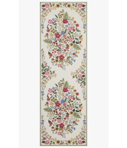 Alfombra Perennial 01 Blossom Cream | Rifle Paper Co. (Interior/Exterior)