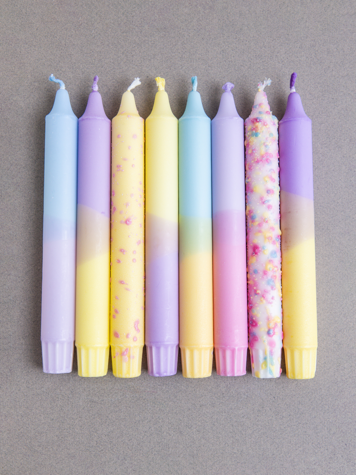 Pack 6 Velas Sorpresa Pastel  Mix | 6u