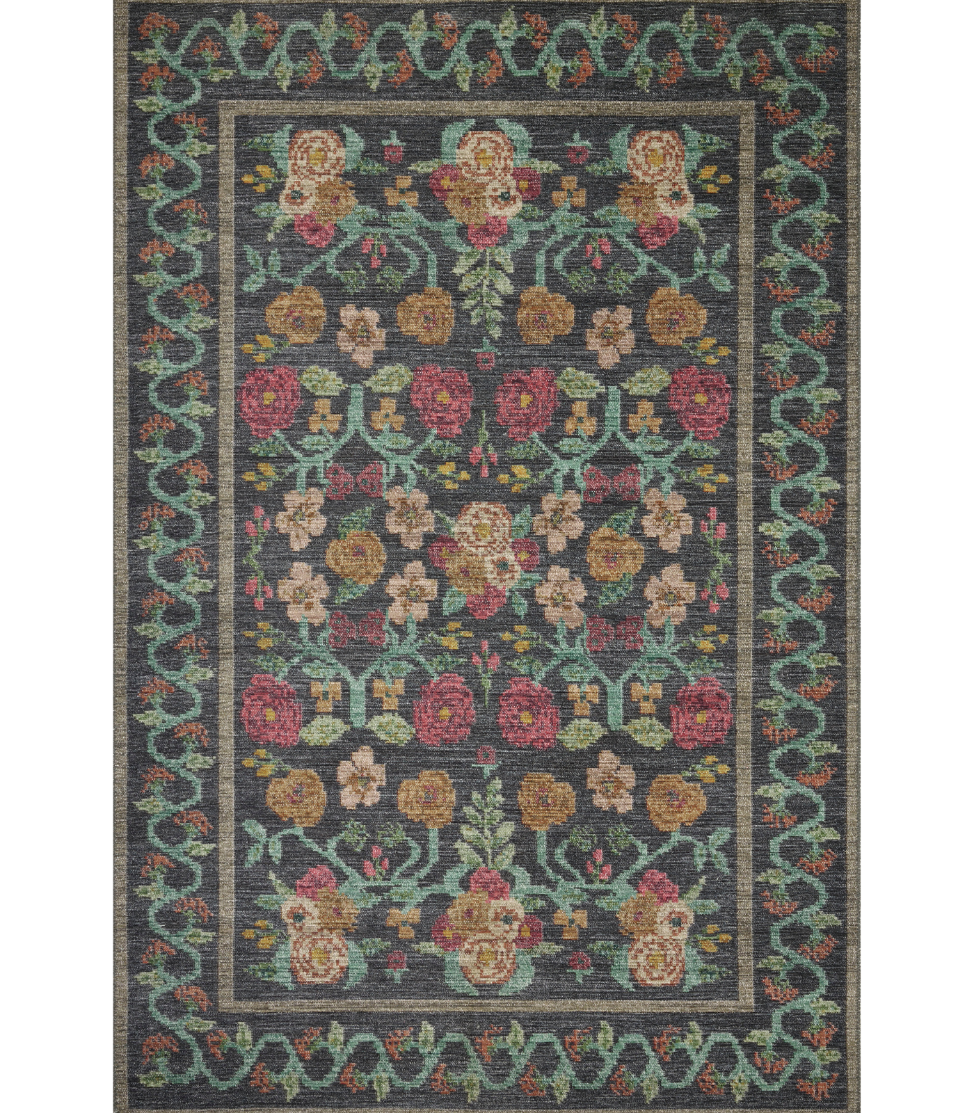 Alfombra Rosa 01 Black Rifle Paper Co. × Loloi (256X354)