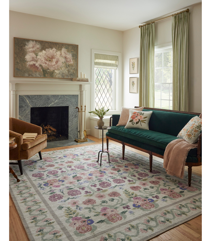 Alfombra Rosa 01 Ivory Rifle Paper Co. × Loloi (256X354)