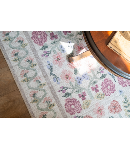 Alfombra Rosa 01 Ivory Rifle Paper Co. × Loloi (156X229)