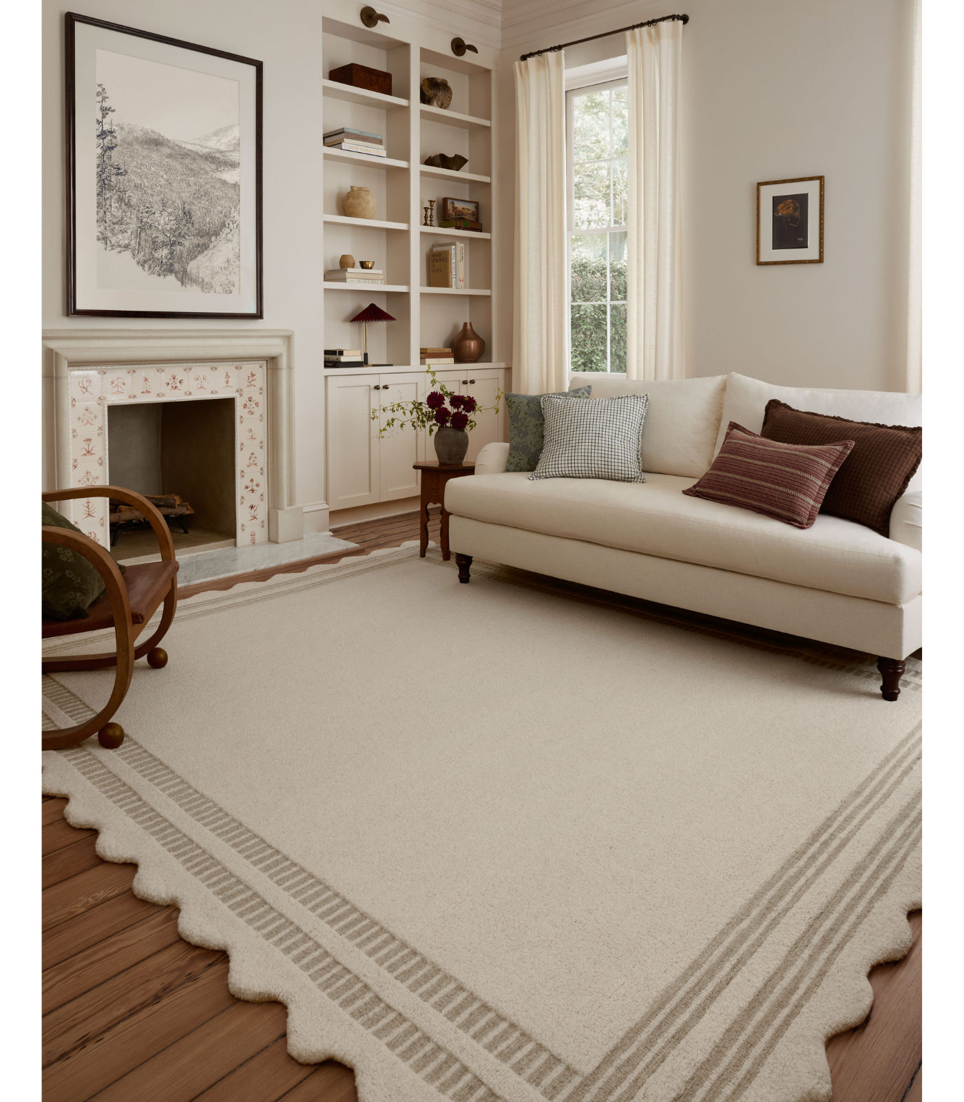 Alfombra Scottie 01 Ivory | Grey x Chris Loves Julia