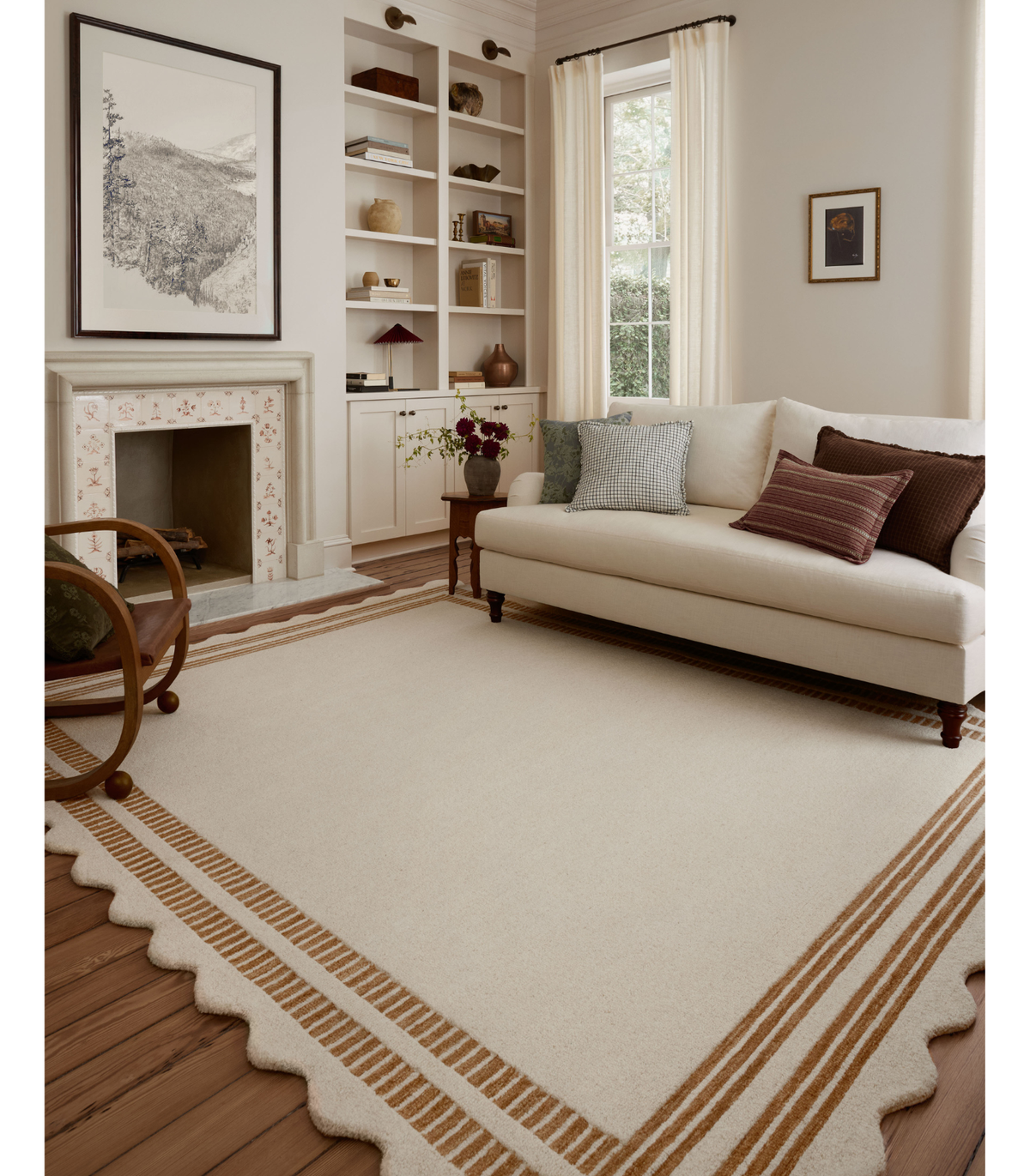 Alfombra Scottie 01 Ivory | Rust x Chris Loves Julia