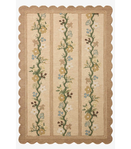 Alfombra Thistle 01 Neutral | Multi  Rifle Paper Co. × Loloi 110X170 | Preventa