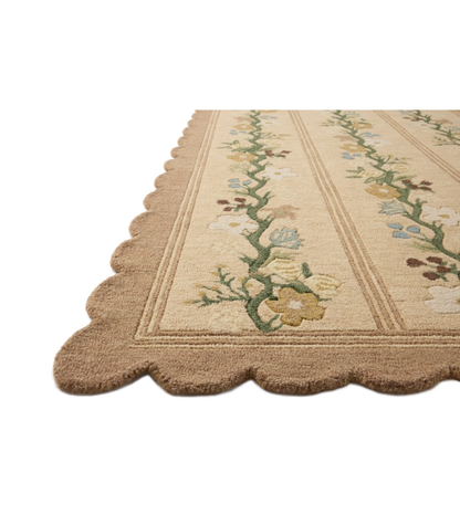 Alfombra Thistle 01 Neutral | Multi  Rifle Paper Co. × Loloi 110X170 | Preventa