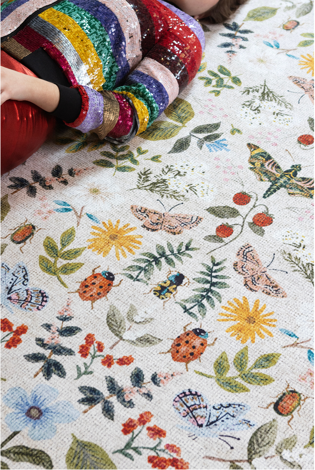 Alfombra Canopy 04 Cream | Rifle Paper Co x Loloi