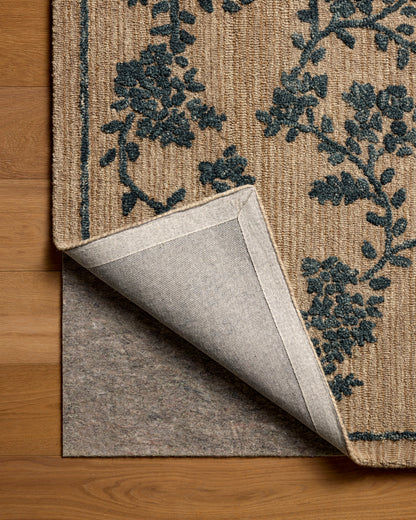 Alfombra Winslet 01 Latte | Navy  by Magnolia Home by Joanna Gaines × Loloi | Preventa