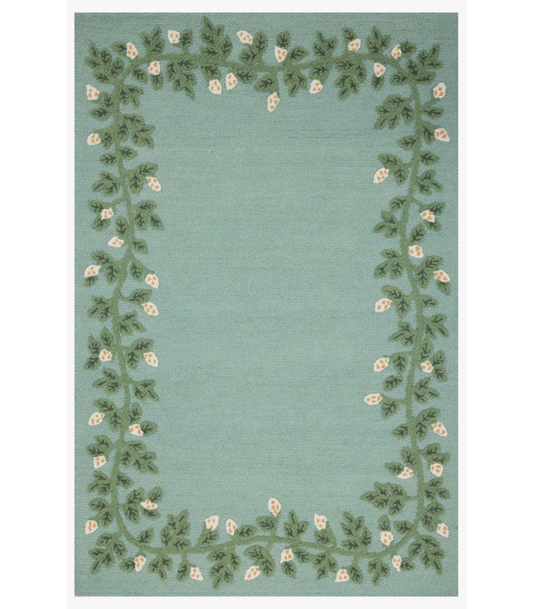 Alfombra Highgrove 03  Blue Rifle Paper Co. × Loloi (153X229)